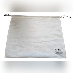 Coach Ivory Dust Bag with Logo